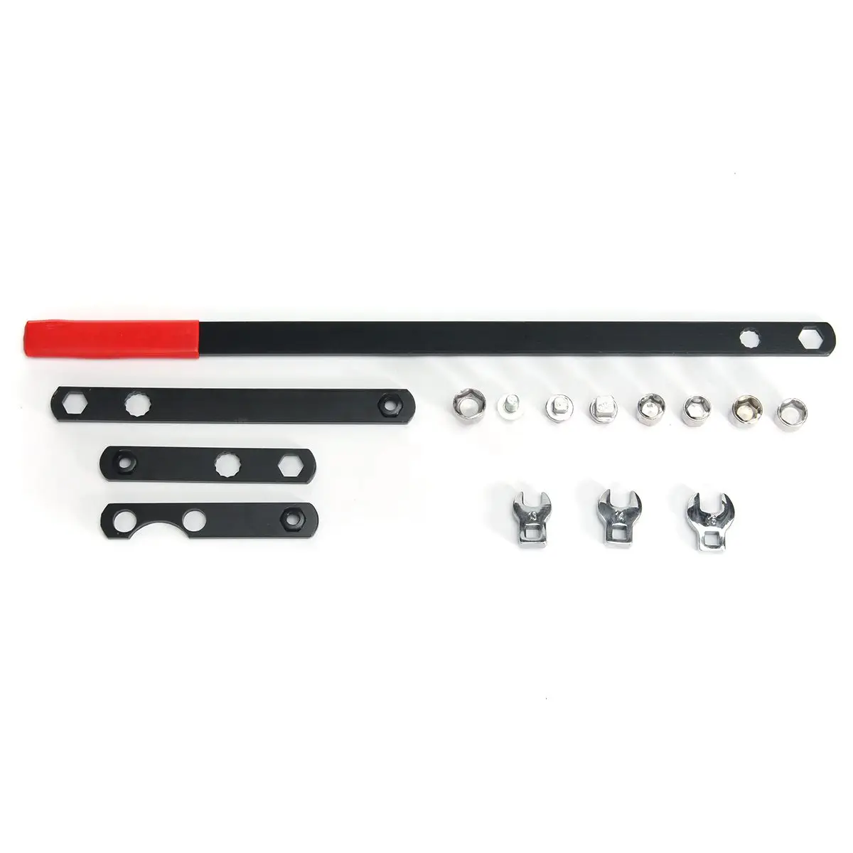 16PCS Ratcheting Wrench Serpentine Belt Tool Kit Automotive Repair Set Sockets Car Repair Tool
16PCS Ratcheting Wrench Serpentine Belt Tool Kit Automotive Repair Set Sockets Car Repair Tool