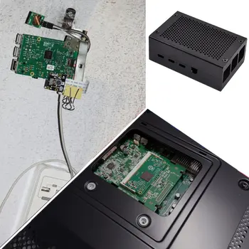 For Raspberry Pi 4 Model B+ Aluminum Case With Fan Metal Enclosure Silver Black Case For Raspberry Pi 
For Raspberry Pi 4 Model B+ Aluminum Case With Fan Metal Enclosure Silver Black Case For Raspberry Pi