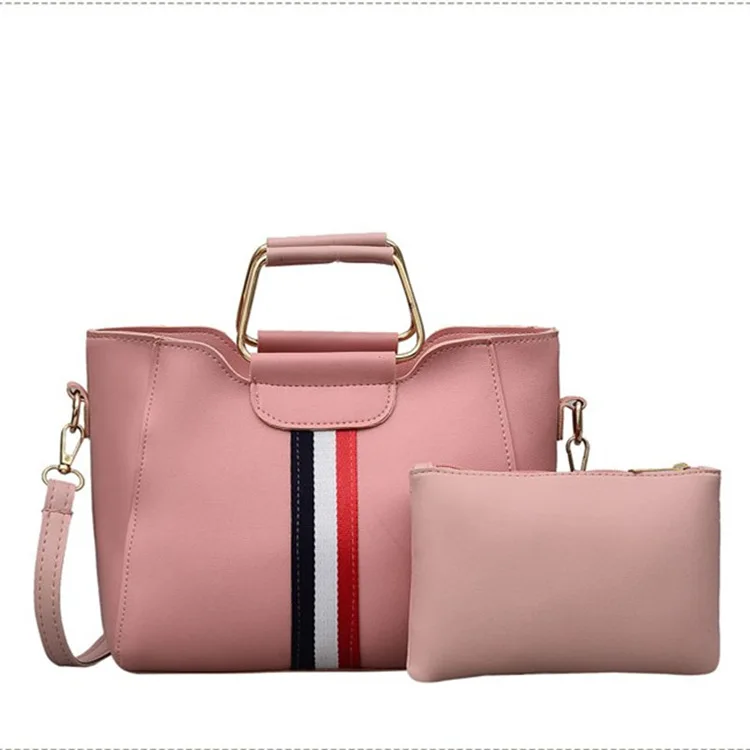 Fashion Stripes Two-Piece Set WOMEN'S Handbag Iron Handle Cross Bag in Bag Two-Piece Set Different Size Bags WOMEN'S Bag 
Fashion Stripes Two-Piece Set WOMEN'S Handbag Iron Handle Cross Bag in Bag Two-Piece Set Different Size Bags WOMEN'S Bag