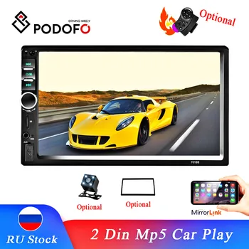 Podofo 2din Car Radio 7" Mirrorlink Touch Screen Car Multimedia Player AUX USB Reverse Image Support View Camera 7018B Stereo
Podofo 2din Car Radio 7" Mirrorlink Touch Screen Car Multimedia Player AUX USB Reverse Image Support View Camera 7018B Stereo