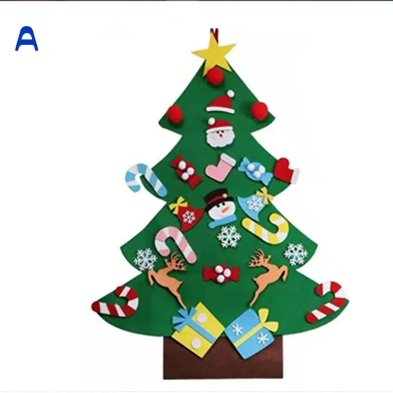 Felt Christmas Tree with Ornaments 2019 Toddler New Year Toys DIY Craft Artificial Tree Christmas Decorations for Home
Felt Christmas Tree with Ornaments 2019 Toddler New Year Toys DIY Craft Artificial Tree Christmas Decorations for Home