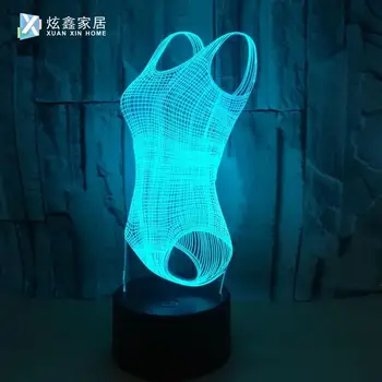 Clothing Model 3D Lights Colorful Visual Stereo Lights LED Gradient Touch Remote Control Lights Creative Gift Bedroom Lights
Clothing Model 3D Lights Colorful Visual Stereo Lights LED Gradient Touch Remote Control Lights Creative Gift Bedroom Lights