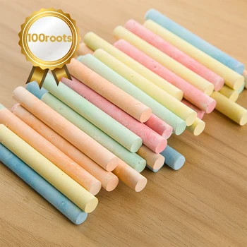 100pcs/box School Stationery Planning White Colorful Kids Students Office Supplies Manual Blackboard Teacher Dustless Chalk
100pcs/box School Stationery Planning White Colorful Kids Students Office Supplies Manual Blackboard Teacher Dustless Chalk
