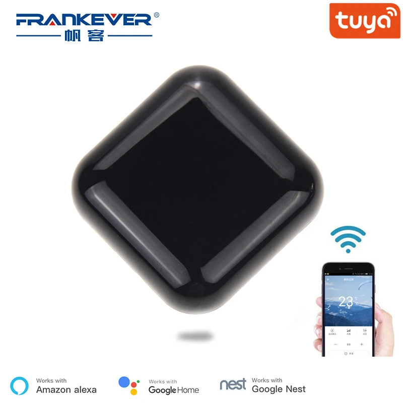 FrankEver WIFI Universal Smart Infrared Remote Control Smart Home Automation for Air Conditioner TV Set Top Box Smart Household
FrankEver WIFI Universal Smart Infrared Remote Control Smart Home Automation for Air Conditioner TV Set Top Box Smart Household