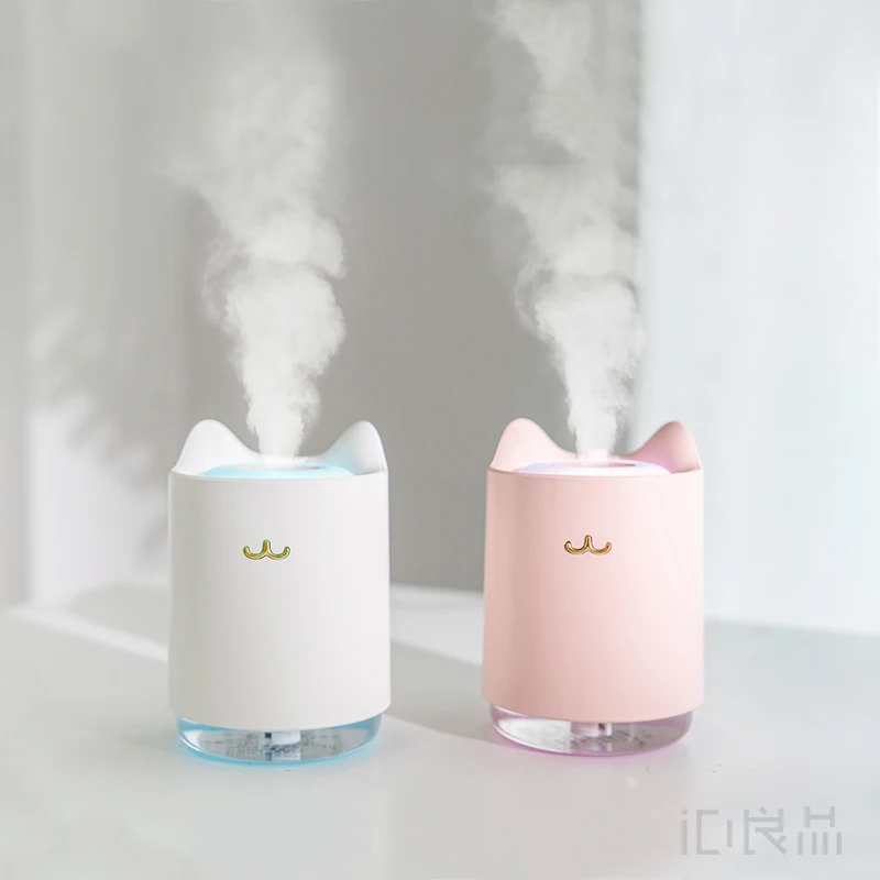 Humidifier USB Ultrasonic Air Humidifier Desktop 320ML Cute Cat Water Mist Diffuser Night Light Moisture Keeper
Humidifier USB Ultrasonic Air Humidifier Desktop 320ML Cute Cat Water Mist Diffuser Night Light Moisture Keeper
