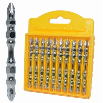 10pcs 65mm Screwdriver Bit Set Phillips Double Head PH2 Magnetic Bits 1/4'' Hex N0HB
10pcs 65mm Screwdriver Bit Set Phillips Double Head PH2 Magnetic Bits 1/4'' Hex N0HB
