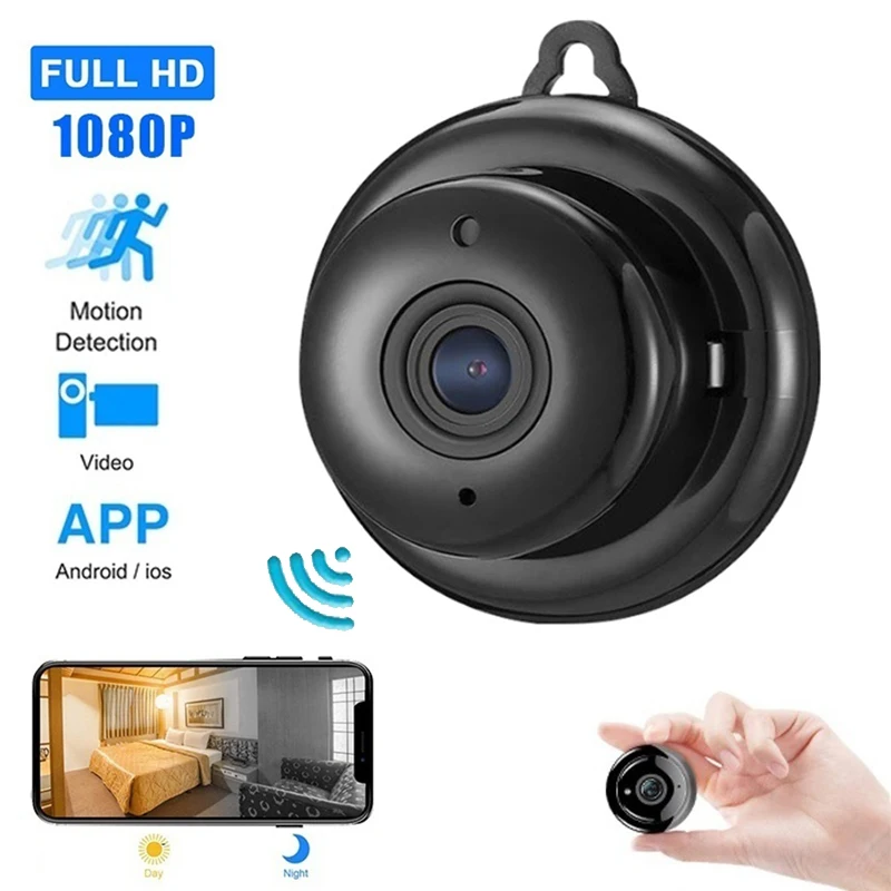 Full HD 1080P Mini IP Camera Wifi Home Security Wireless Small CCTV Infrared Night Vision Motion Detection CCTV Surveillance cam
Full HD 1080P Mini IP Camera Wifi Home Security Wireless Small CCTV Infrared Night Vision Motion Detection CCTV Surveillance cam
