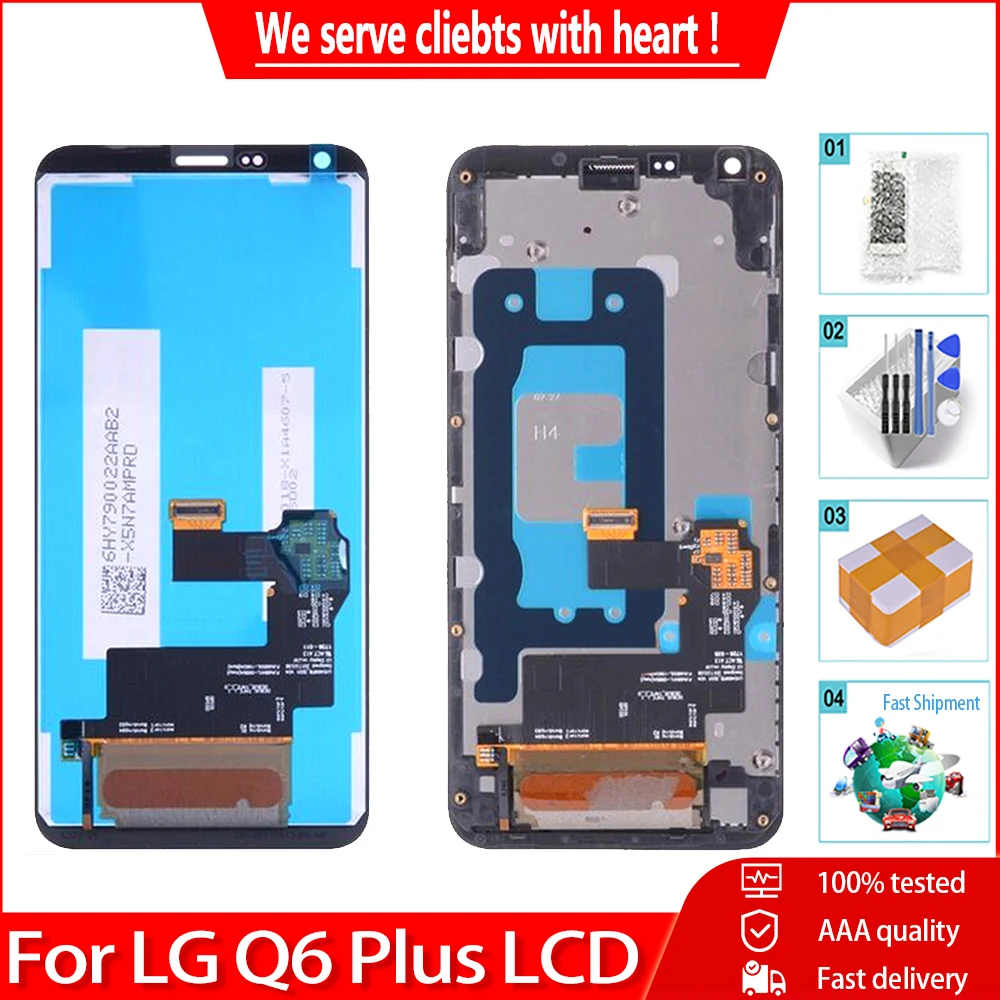 Фото ЖК-дисплей для LG Q6 Plus M700 M700A US700 M700H M703 M700Y сенсорный экран сменный  | Экраны для мобильных телефонов (1005001491343705)