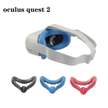 New Soft Anti-sweat Silicone Eye Mask Cover for Oculus Quest 2 VR Glasses Unisex Light Blocking Anti-leakage Face Eye Cover Pad 
New Soft Anti-sweat Silicone Eye Mask Cover for Oculus Quest 2 VR Glasses Unisex Light Blocking Anti-leakage Face Eye Cover Pad