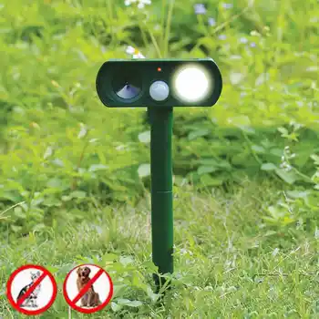 Outdoor Animal Repeller Garden Ultrasonic Solar Power Light Rat Dog Cat Repellent Motion Sensor Deterrent Scarer Flashing Lights
Outdoor Animal Repeller Garden Ultrasonic Solar Power Light Rat Dog Cat Repellent Motion Sensor Deterrent Scarer Flashing Lights