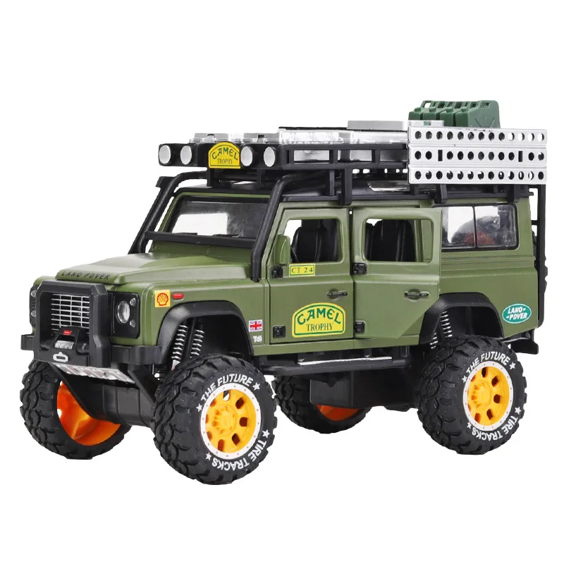1:28 Diecast Metal Toy Car Alloy Land Rovers Suv Metal Car Simulation Car Sound and Light Pull Back Car Toy for Children Gift
1:28 Diecast Metal Toy Car Alloy Land Rovers Suv Metal Car Simulation Car Sound and Light Pull Back Car Toy for Children Gift