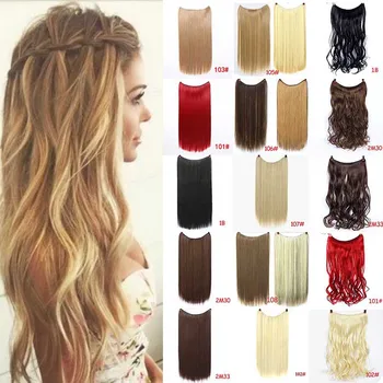 MUMUPI 22 Inches Invisible Wire No Clips In Hair Extension Secret Fish Line Hairpiece Silky Curly Hair Extension
MUMUPI 22 Inches Invisible Wire No Clips In Hair Extension Secret Fish Line Hairpiece Silky Curly Hair Extension