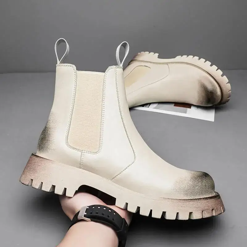 England style men fashion party nightclub dress chelsea boots brand designer shoes cowboy autumn winter boot high platform botas
England style men fashion party nightclub dress chelsea boots brand designer shoes cowboy autumn winter boot high platform botas