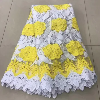 High-end 2019 yellow french lace embroidered tulle lace with heavy stones beaded nigerian Guipure lace fabrics for wedding dress
High-end 2019 yellow french lace embroidered tulle lace with heavy stones beaded nigerian Guipure lace fabrics for wedding dress