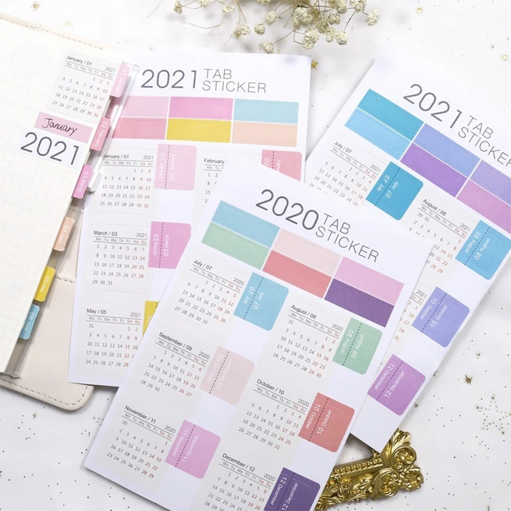 3Sheets 2021 Calendar Notebook Index Stickers Functional Planner Monthly Schedule Agenda Bookmark Stationery Stickers
3Sheets 2021 Calendar Notebook Index Stickers Functional Planner Monthly Schedule Agenda Bookmark Stationery Stickers