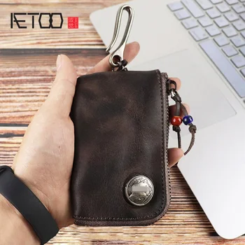 AETOO Creative key pack, Retro Head cowhide card Pack, male and female large capacity car key pack
AETOO Creative key pack, Retro Head cowhide card Pack, male and female large capacity car key pack