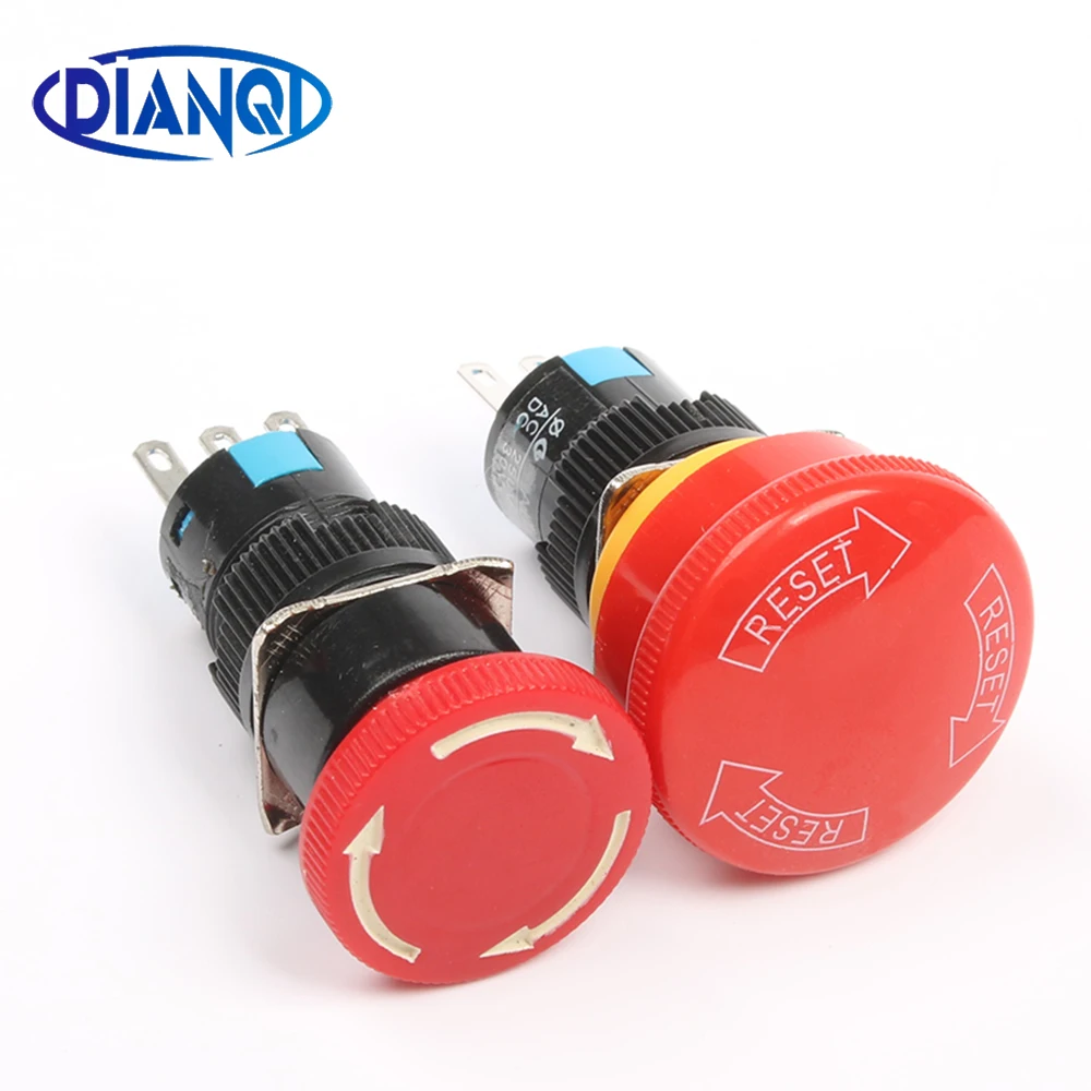 30mm Mushroom emergency stop 16mm e-stop switch 3/6 pins 1NO1NC/2NO2NC Latching self Weather Pack push button switch
30mm Mushroom emergency stop 16mm e-stop switch 3/6 pins 1NO1NC/2NO2NC Latching self Weather Pack push button switch