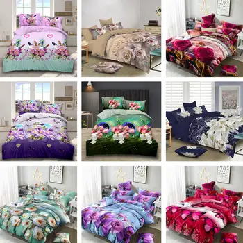 DishyKooker 4Pcs/Set Fashion 3D Printed Bedding Set Sheet Quilt Cover Pillowcases Wedding Housewarming Decoration
DishyKooker 4Pcs/Set Fashion 3D Printed Bedding Set Sheet Quilt Cover Pillowcases Wedding Housewarming Decoration