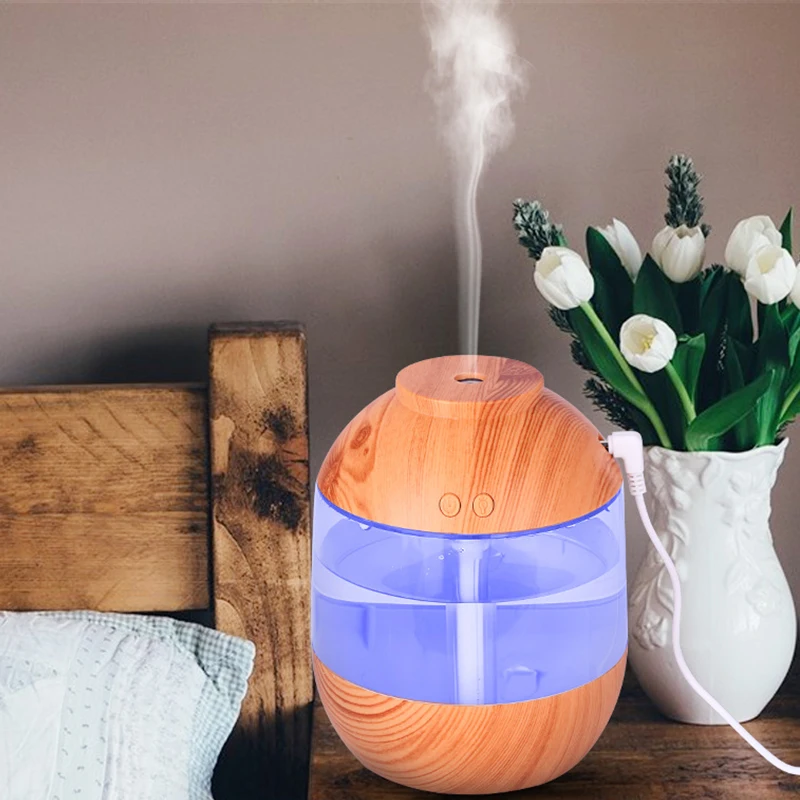 700ML USB air Humidifier Wood Grain Aroma Diffuser with LED Light Ultrasonic Cool Mist Maker Fogger for Home Car Water Difusor
700ML USB air Humidifier Wood Grain Aroma Diffuser with LED Light Ultrasonic Cool Mist Maker Fogger for Home Car Water Difusor