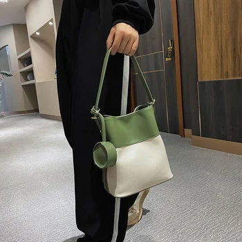 Contrast Color Small PU Leather Bucket Bags 2020 New Fashion Crossbody Handbags Women's Trend Hand Bags
Contrast Color Small PU Leather Bucket Bags 2020 New Fashion Crossbody Handbags Women's Trend Hand Bags