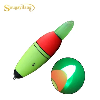 Sougayilang New Luminous Fishing Float 10*2.6cm Electronic Glowing Night Fishing Tackle Foam Type Led Fishing Light Stick Bobber
Sougayilang New Luminous Fishing Float 10*2.6cm Electronic Glowing Night Fishing Tackle Foam Type Led Fishing Light Stick Bobber