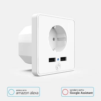 2000W Dual USB Wall Charger Timer Power Detection with Smart Home Charging Socket 2.4G WIFI APP Remote Control Socket
2000W Dual USB Wall Charger Timer Power Detection with Smart Home Charging Socket 2.4G WIFI APP Remote Control Socket