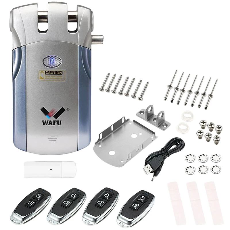 Wafu Wf-018 Smart Electric Door Lock Wireless Control With Remote Control Open & Close Security Support Ios Android App For Ipho
Wafu Wf-018 Smart Electric Door Lock Wireless Control With Remote Control Open & Close Security Support Ios Android App For Ipho