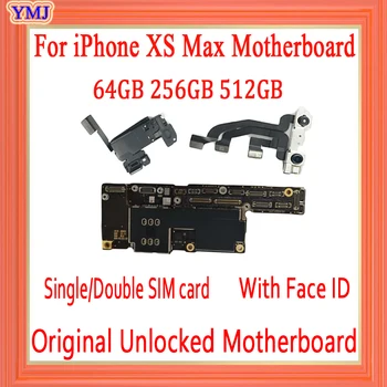 Single Double SIM card for iphone Xs max motherboard with/without Face ID,unlocked iCloud for iphone Xs max Main Logic board MB
Single Double SIM card for iphone Xs max motherboard with/without Face ID,unlocked iCloud for iphone Xs max Main Logic board MB
