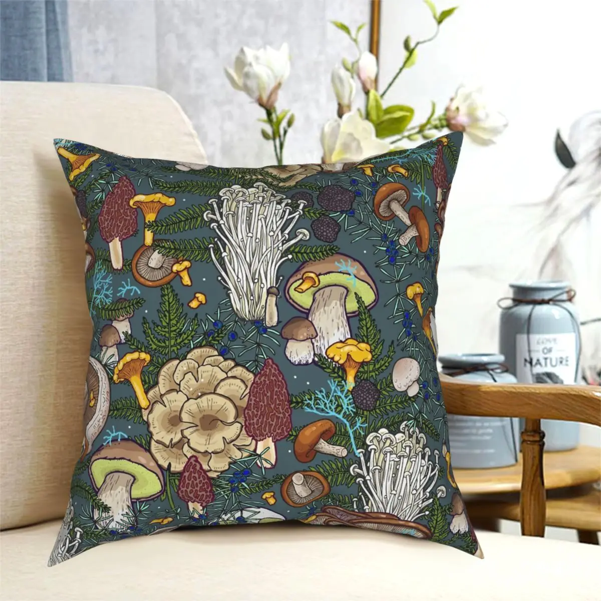 Чехол для подушки с изображением грибов и леса, чехол из полиэстера на молнии, декоративный чехол для подушки, чехол для кровати, чехол для подушки 18 дюймов
Чехол для подушки с изображением грибов и леса, чехол из полиэстера на молнии, декоративный чехол для подушки, чехол для кровати, чехол для подушки 18 дюймов