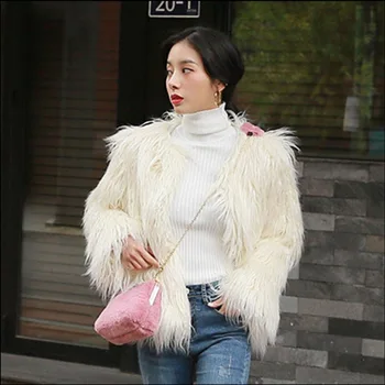 S-6XL Autumn and Winter Clothing Plus Size Leisure Man-made Mongolia Sheep Fur Jacket Women's Medium and Long Faux Fur Coat
S-6XL Autumn and Winter Clothing Plus Size Leisure Man-made Mongolia Sheep Fur Jacket Women's Medium and Long Faux Fur Coat