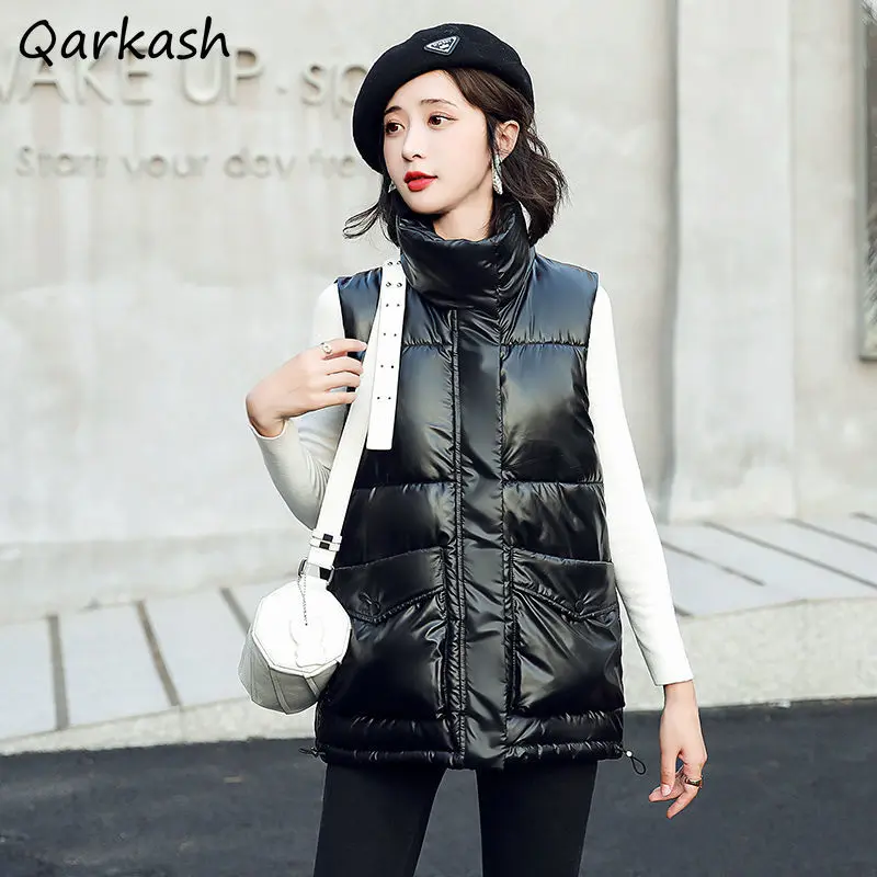 Vests Women Zipper Solid Simple Ulzzang College Basic Warm Autumn Female 3 Colors Popular All-match Cotton Daily Outwear Pockets
Vests Women Zipper Solid Simple Ulzzang College Basic Warm Autumn Female 3 Colors Popular All-match Cotton Daily Outwear Pockets