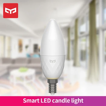 Yeelight YLDP09YL Smart LED Candle Light Bulb Bluetooth Mesh Version E14 AC220V 3.5W Brightness can be Adjusted
Yeelight YLDP09YL Smart LED Candle Light Bulb Bluetooth Mesh Version E14 AC220V 3.5W Brightness can be Adjusted