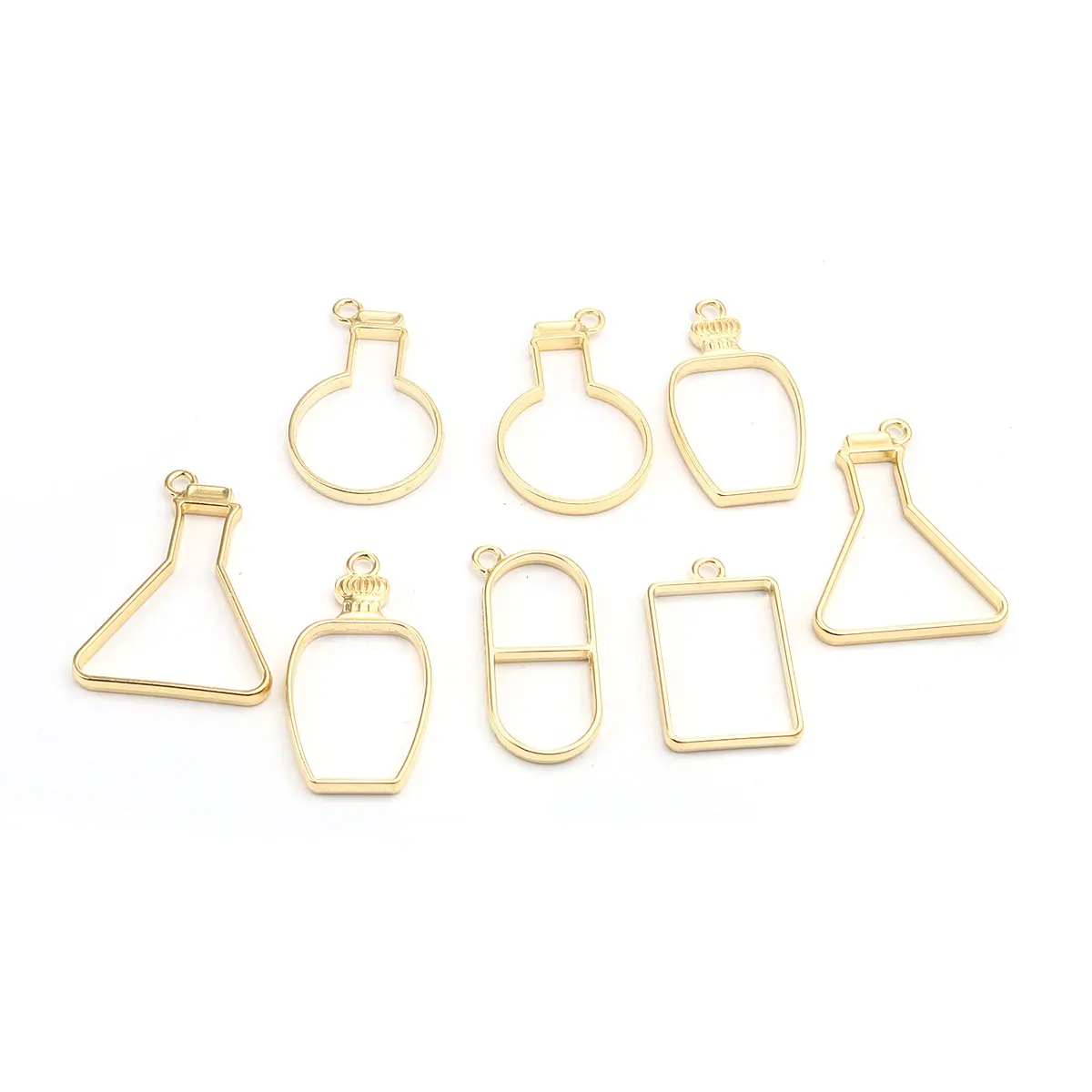Open Back Bezel Pendants Mold Bulb Pendants Assorted Geometric Hollow Frame Charms Crafts for Resin Jewelry Making Tool, 1 Set
Open Back Bezel Pendants Mold Bulb Pendants Assorted Geometric Hollow Frame Charms Crafts for Resin Jewelry Making Tool, 1 Set