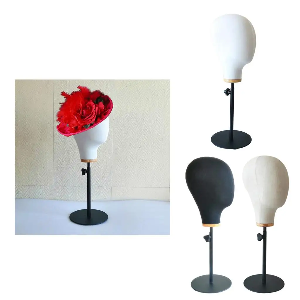 Stable Hair Mannequin Toupee Hairpiece Hat Jewelry Headphone Display Stand Stable Hair Mannequin Toupee Hairpiece Hat Jewelry Headphone Display Stand