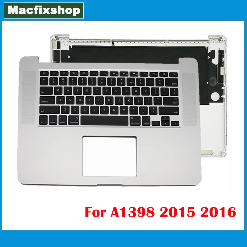 

Original US UK Azerty Spanish German Danish Korean For MacBook Pro 15.4“ A1398 Topcase with Keyboard Backlit 2015 2016 Replace