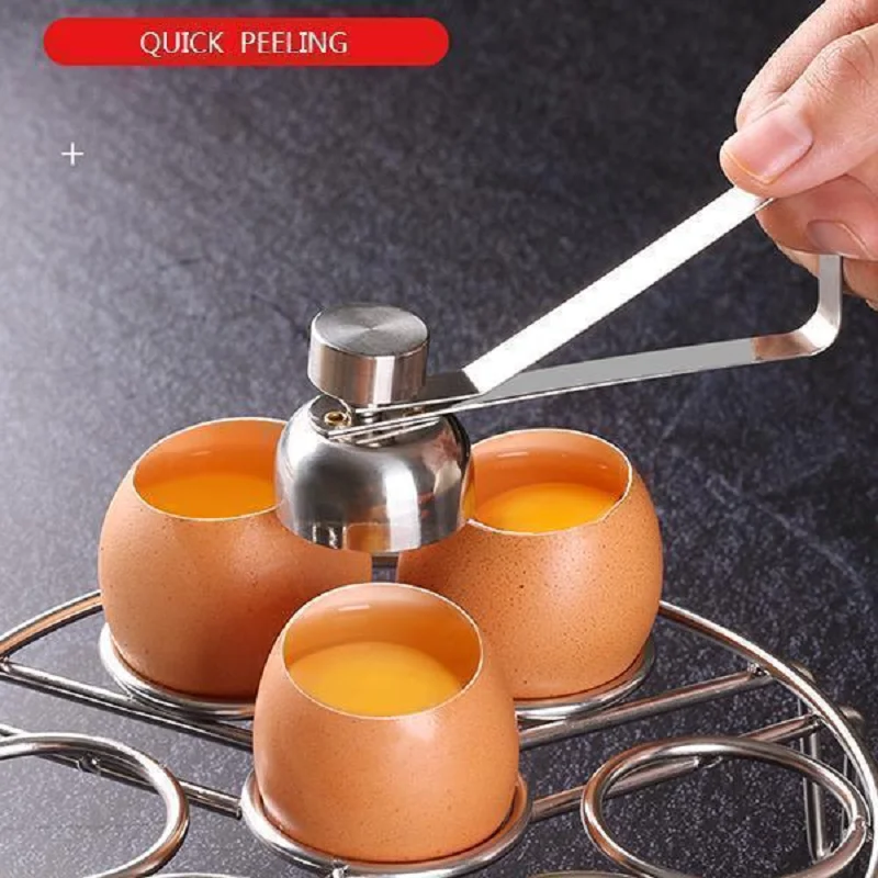 1 шт. креативная металлическая ножницы для открывания яиц Крышка нож кухонные