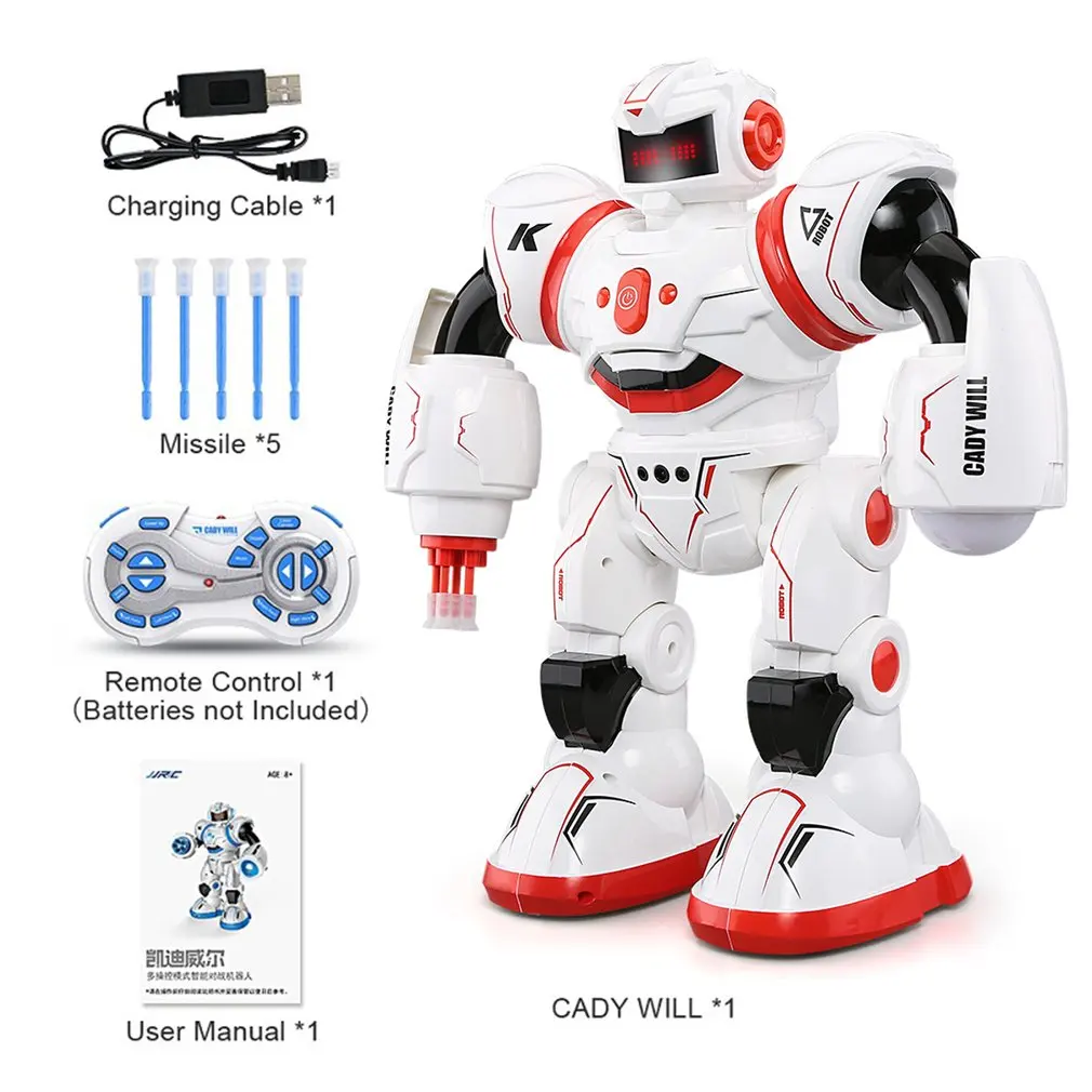 JJRC R3 Programmable Defender Remote Control Robat Toys Educational Intelligent Musical Dancing RC Robots Toy For Kids Gift
JJRC R3 Programmable Defender Remote Control Robat Toys Educational Intelligent Musical Dancing RC Robots Toy For Kids Gift