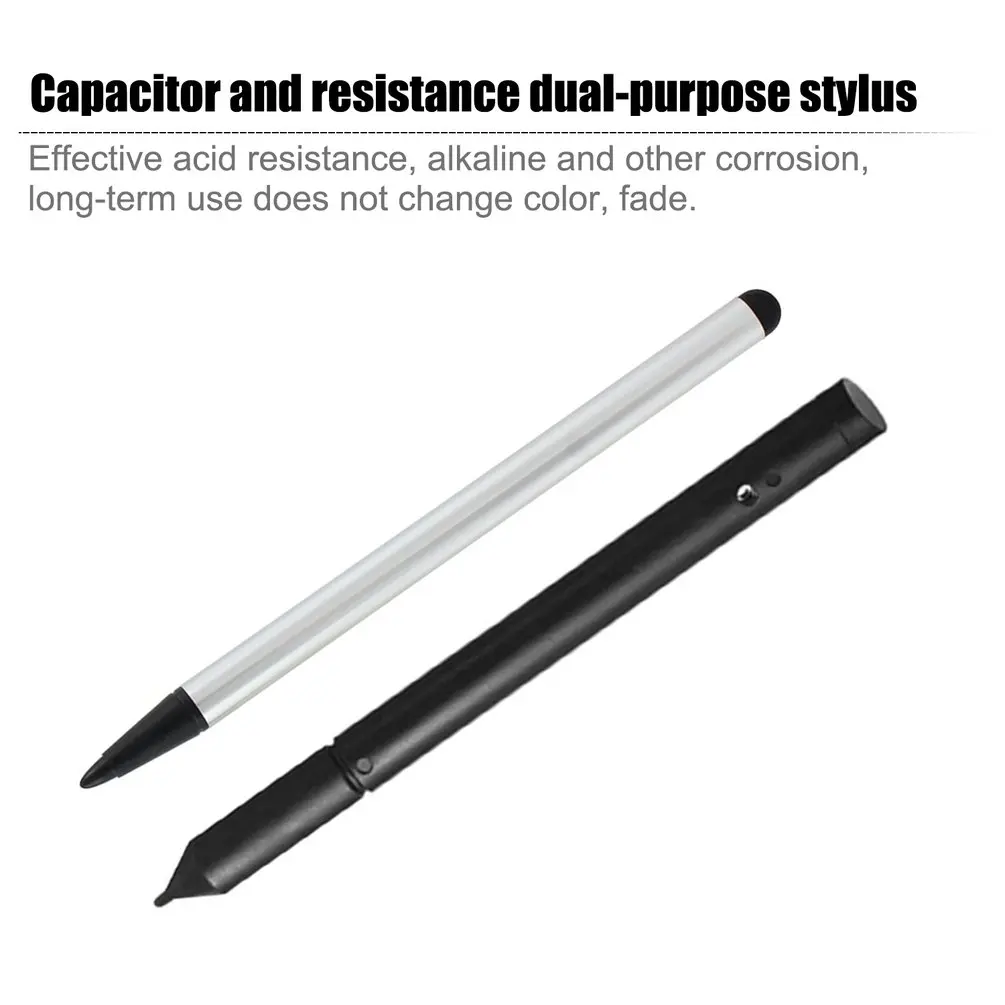 

Universal 2 In 1 Touch Screen Pen Stylus Pen Drawing Tablet PC Pen Capacitive Screen Resistance Smartphone Accessories Color Ran