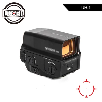 UH-1 Optical Holographic Sight Red Dot Sight For 20mm Rail Airsoft Hunting Scope Reflex Sight With USB Charge Riflescope
UH-1 Optical Holographic Sight Red Dot Sight For 20mm Rail Airsoft Hunting Scope Reflex Sight With USB Charge Riflescope