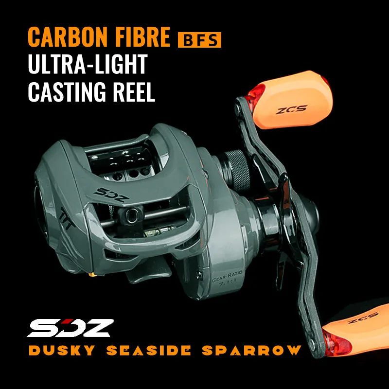 Ultra-light Carbon Fibre Fresh Water BFS Bait Finesse Systerm Baitcasting Reel 7.1:1 Gear Ratio Made In China 
Ultra-light Carbon Fibre Fresh Water BFS Bait Finesse Systerm Baitcasting Reel 7.1:1 Gear Ratio Made In China