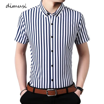 DIMUSI Summer Men's Shirts Casual Male Stand Collar Cotton Striped Short Sleeve Shirts Mens Breathable Business Shirt Clothing 
DIMUSI Summer Men's Shirts Casual Male Stand Collar Cotton Striped Short Sleeve Shirts Mens Breathable Business Shirt Clothing