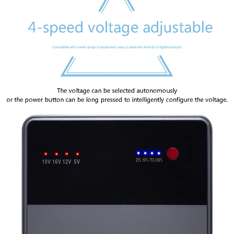 40000mAh Notebook Power Bank 3.5A 19V DC 2 USB External Battery Charger for Laptops Notebooks Tablets iPhone X 8 8 Plus
40000mAh Notebook Power Bank 3.5A 19V DC 2 USB External Battery Charger for Laptops Notebooks Tablets iPhone X 8 8 Plus