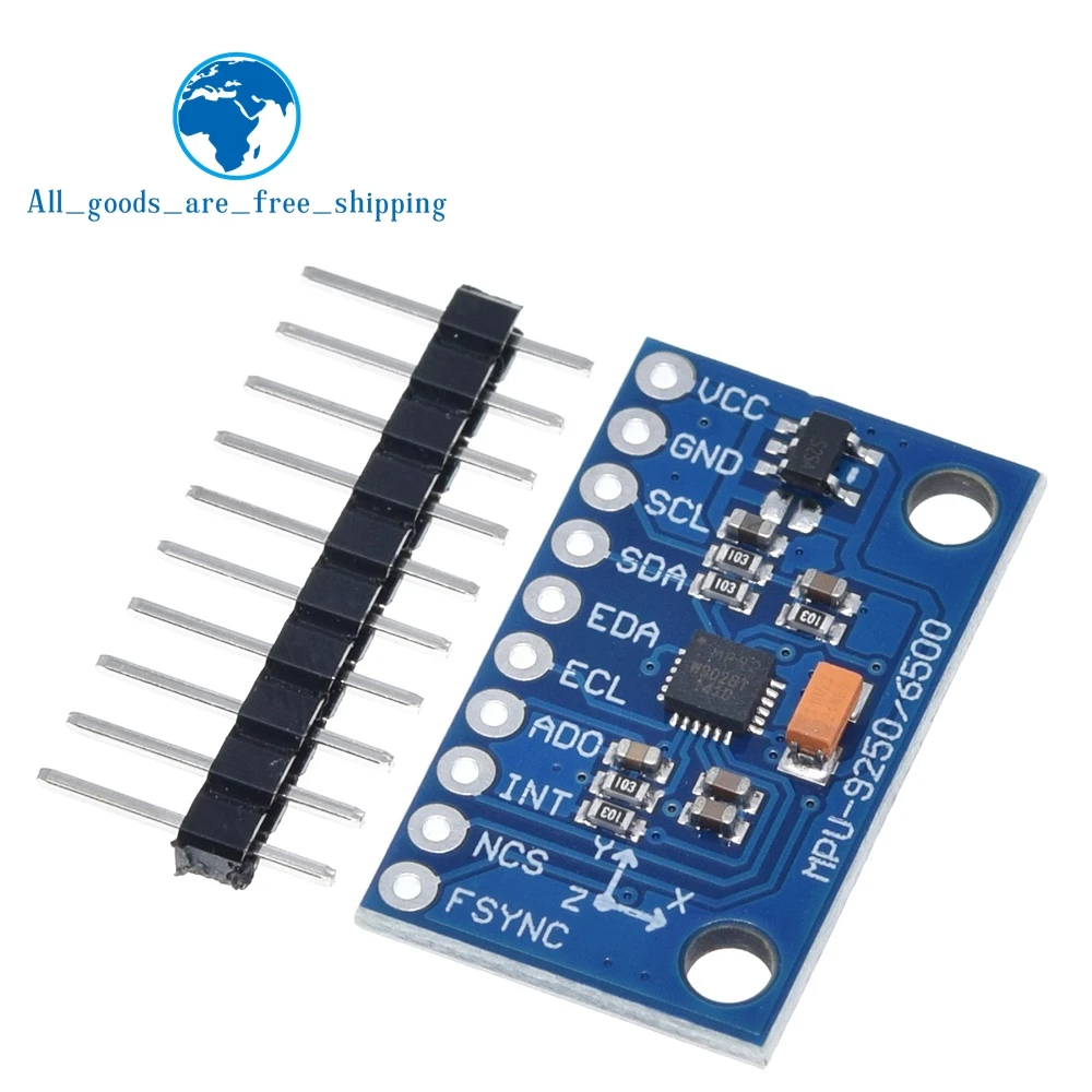 1Set SPI IIC/I2C GY-9250 MPU 9250 MPU-9250 9-Axis Attitude +Gyro+Accelerator+Magnetometer Sensor Board Module MPU9250 3-5V Power
1Set SPI IIC/I2C GY-9250 MPU 9250 MPU-9250 9-Axis Attitude +Gyro+Accelerator+Magnetometer Sensor Board Module MPU9250 3-5V Power