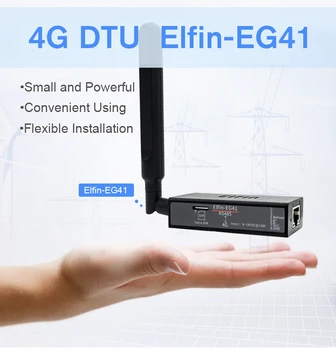 High Flying DTU Elfin-EG41 4G DTU Module Wireless RS485 Serial Port Digital Transmission Equipment 4G Convertor Serial Server
High Flying DTU Elfin-EG41 4G DTU Module Wireless RS485 Serial Port Digital Transmission Equipment 4G Convertor Serial Server