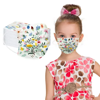 70pc Child Face Mask Floral Print Disposable Masque Enfant Protection Nonwove 3 Layer Маска Breathable Multi-purpose Mascarillas 
70pc Child Face Mask Floral Print Disposable Masque Enfant Protection Nonwove 3 Layer Маска Breathable Multi-purpose Mascarillas