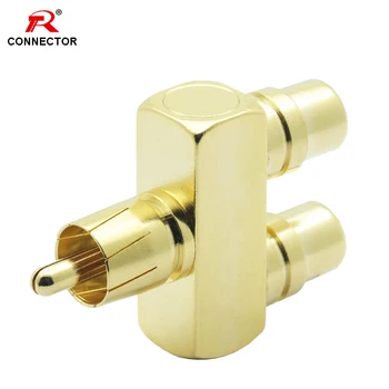 4Pairs RCAxMale Plug to 2xRCA Female Socket Connectors, Excellent Gold Plated RCA HIFI Audio Terminals
4Pairs RCAxMale Plug to 2xRCA Female Socket Connectors, Excellent Gold Plated RCA HIFI Audio Terminals