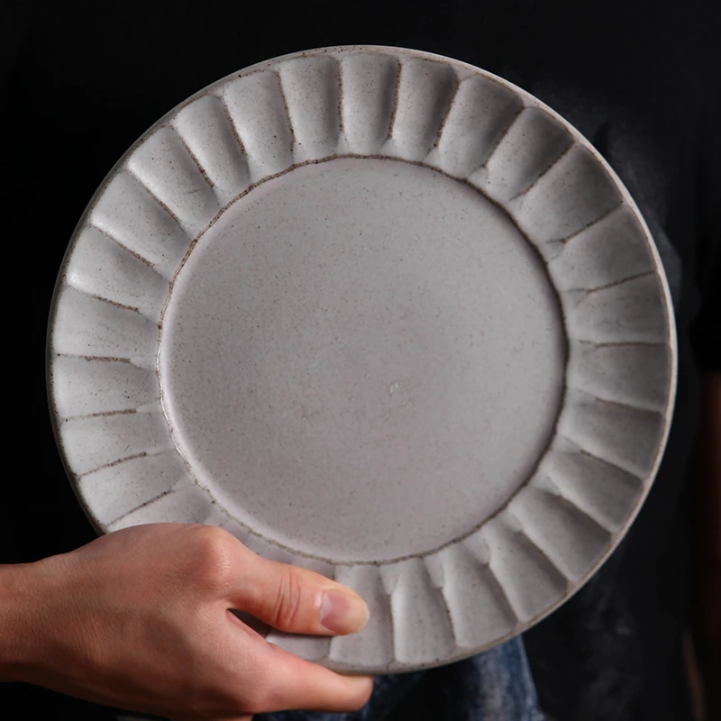 FANCERTY Household Hand-made Stoneware Set Dish Plate Porcelain Plate Retro Salad Creative Tableware Dishes and Plates Sets
FANCERTY Household Hand-made Stoneware Set Dish Plate Porcelain Plate Retro Salad Creative Tableware Dishes and Plates Sets