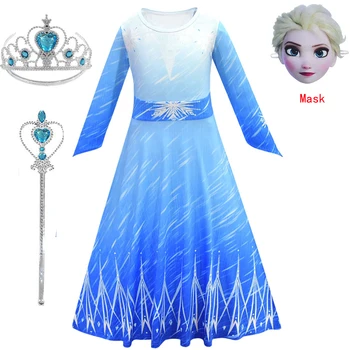 2020 New Elsa Anna 2 Dress Girls Costume Cute Party Princess Cosplay Baby Dresses Children's Christmas Birthday Set Clothes 
2020 New Elsa Anna 2 Dress Girls Costume Cute Party Princess Cosplay Baby Dresses Children's Christmas Birthday Set Clothes