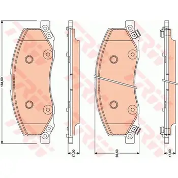 Brake pads OPEL INSIGNIA 08-/SAAB 9-10-R18 "front TRW GDB1781
Brake pads OPEL INSIGNIA 08-/SAAB 9-10-R18 "front TRW GDB1781