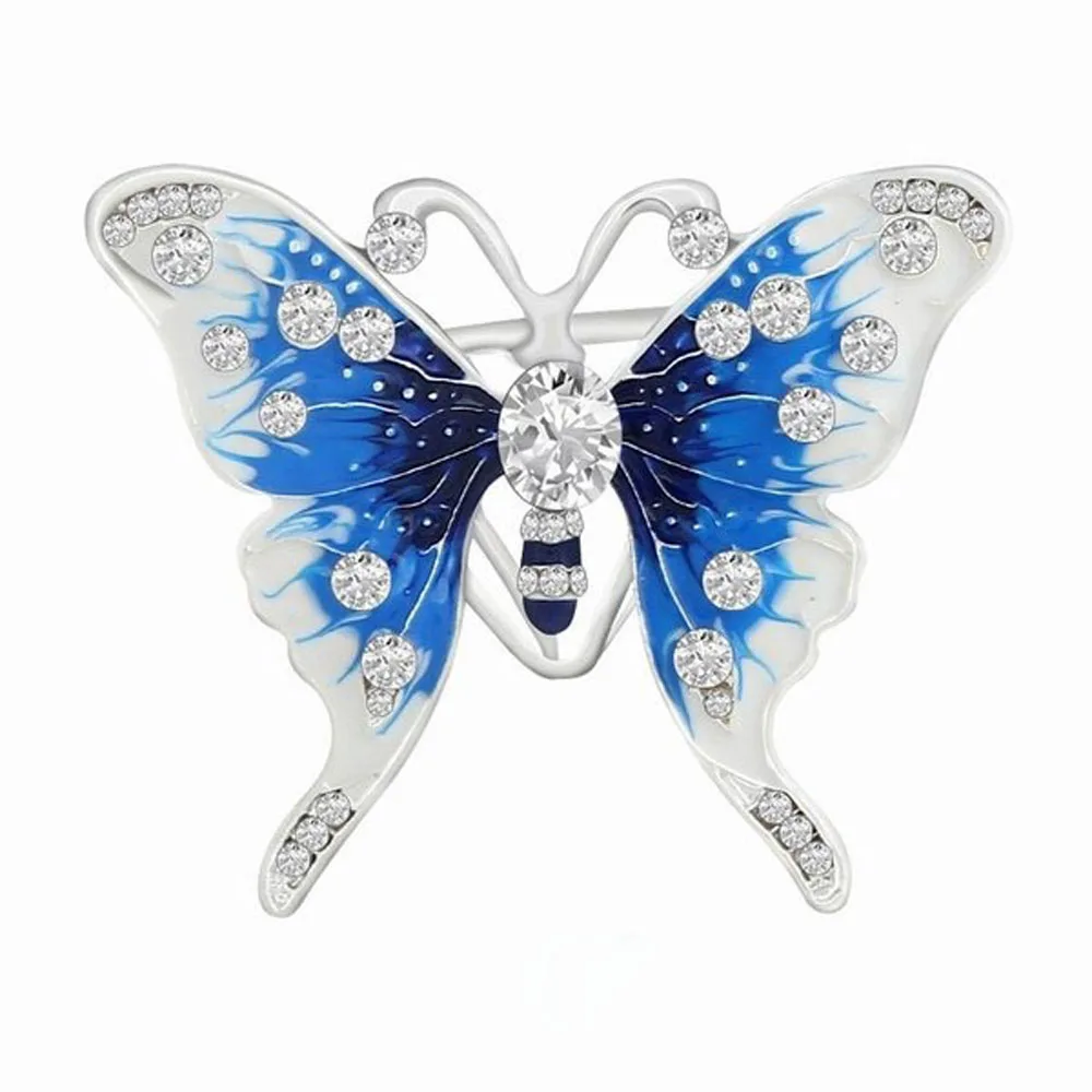 Classic Enamel Butterfly Brooches Shawl Buckle Scarf Clip Men And Women's Metal Rhinestone Insects Banquet Wedding Brooch Gifts
Classic Enamel Butterfly Brooches Shawl Buckle Scarf Clip Men And Women's Metal Rhinestone Insects Banquet Wedding Brooch Gifts